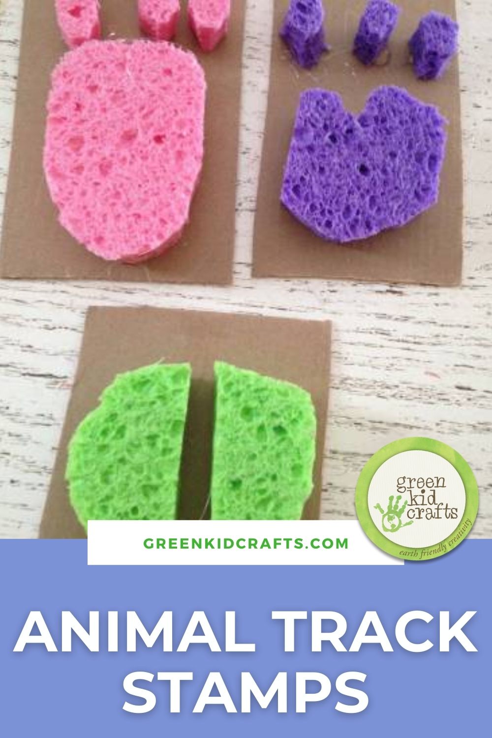 Animal Track Stamps – Green Kid Crafts